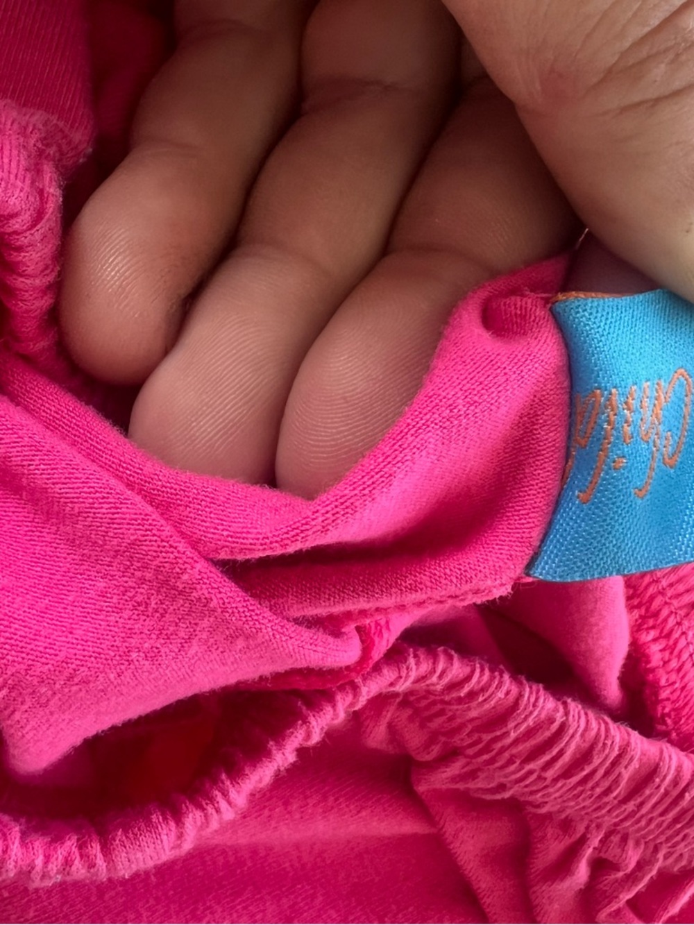 Pink Ruffle Hem Girls Pants - Picture 7 of 7